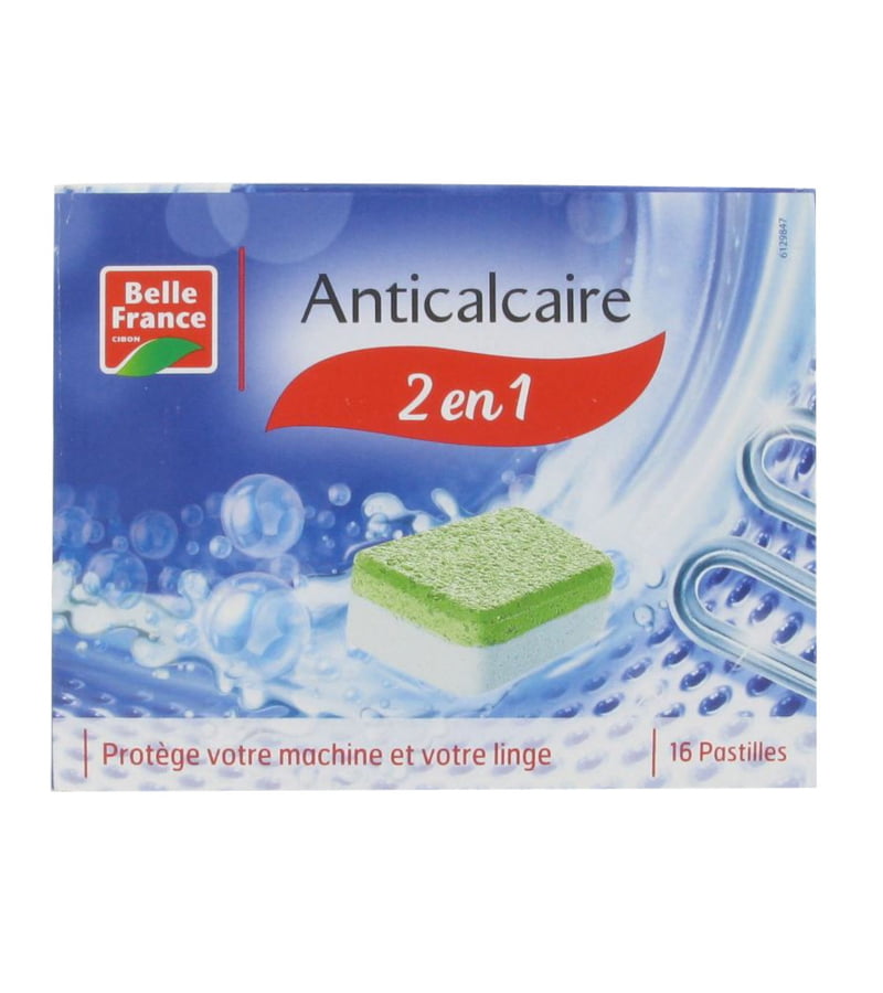 Anti-Calcaire pour machine à laver Belle France x16 Pastilles - Bricaillerie