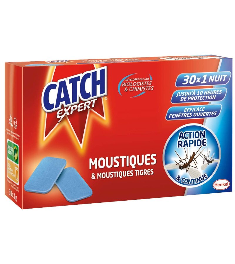 Catch Expert Diffuseur Electrique Anti-moustiques et Moustiques Tigres 