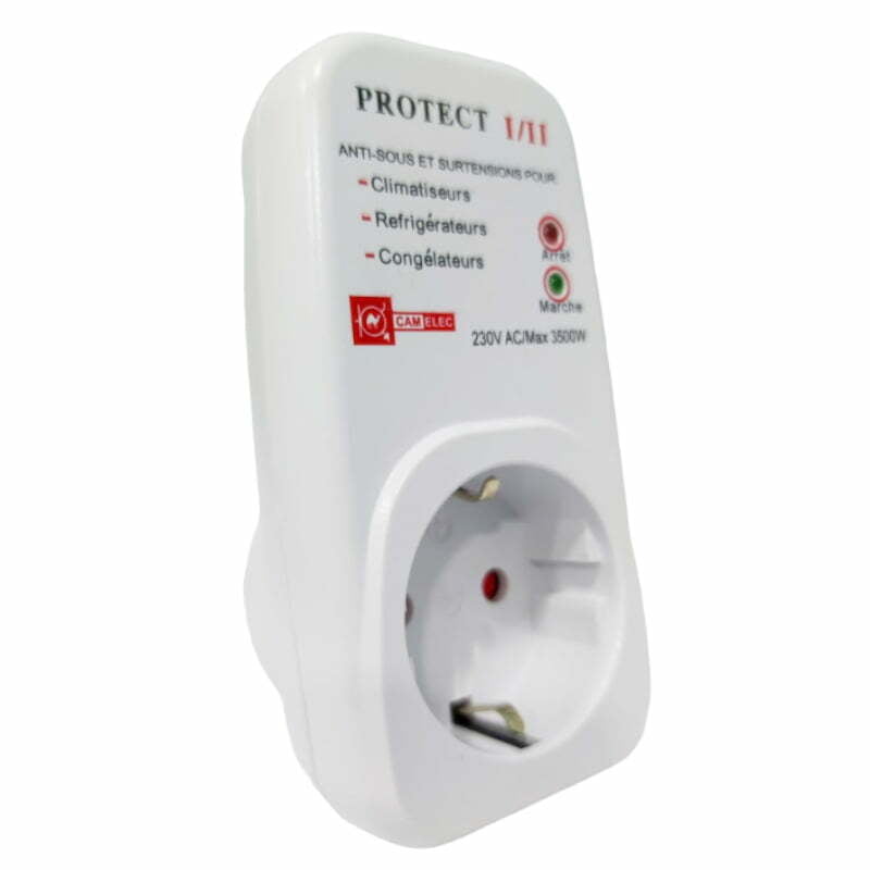 Prise protection surtension CAMELEC PROTECT I/II - Bricaillerie