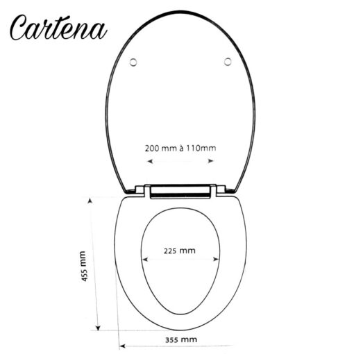 Abattant WC silencieux Cartena – Image 4