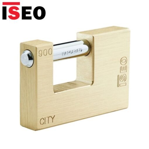 Cadenas City 900 ISEO rectangulaire laiton 3 clés