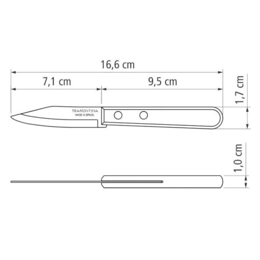 Couteau à légumes et fruits Tramontina – Image 2