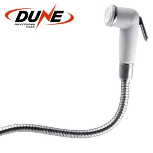 Douchette ablution avec flexible DUNE blanche