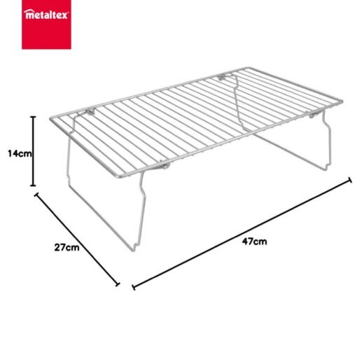 Étagère empilable Gris Megatotem Metaltex – Image 4