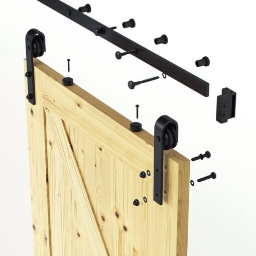 Kit Rail de porte coulissante suspendu 200cm – Image 7