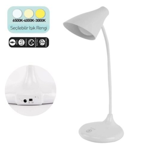 Lampe LED bureau tactile avec 3 Modes de Couleurs – Image 2