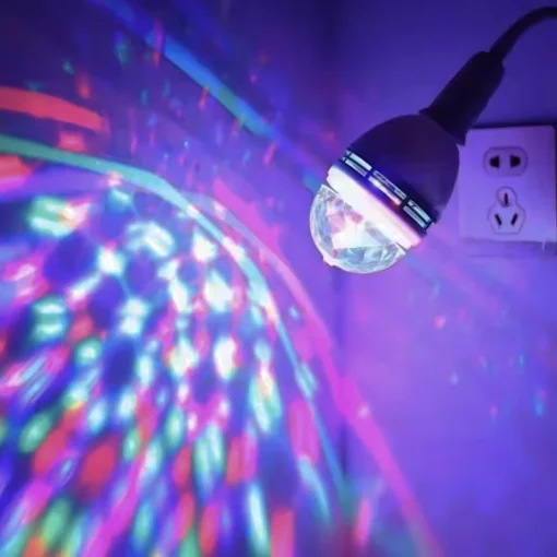 Lampe jeu de lumière LED rotatif – Image 2