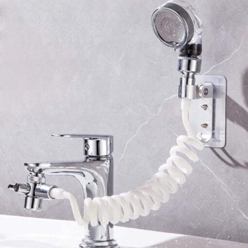 Ensemble Pommeau Douche Pour Lavabo 4en1 – Image 3