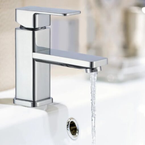 Robinet de lavabo chrome mitigeur