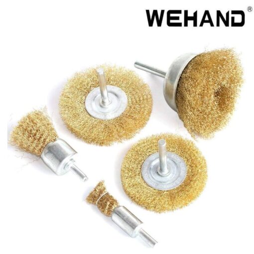 lot de 5 brosses métallique pour perceuse