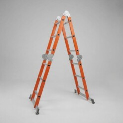 Echelle multipostions couleur orange