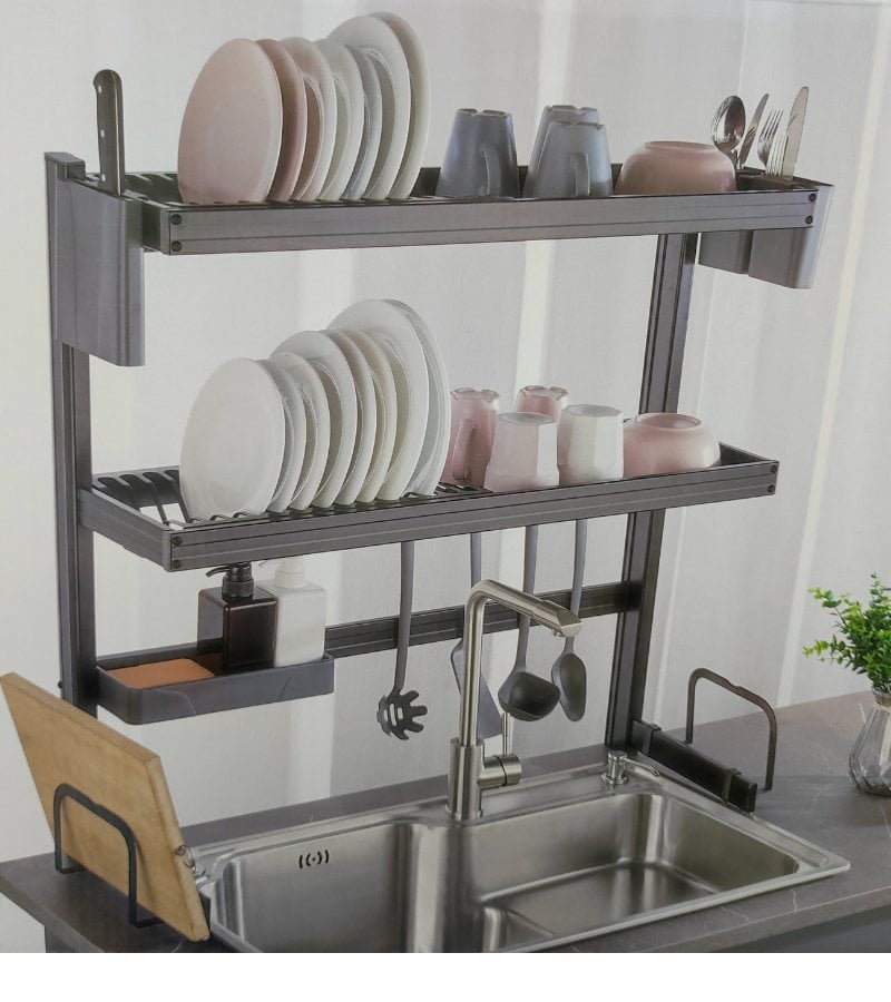 Egouttoir à vaisselle 2 niveaux