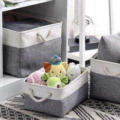 3 Boites de Rangement en Tissu – Image 2