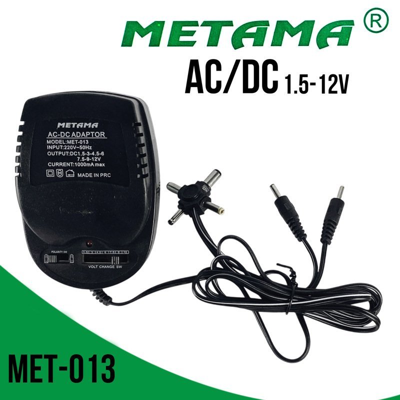 Adaptateur universelle AC-DC METAMA 12v