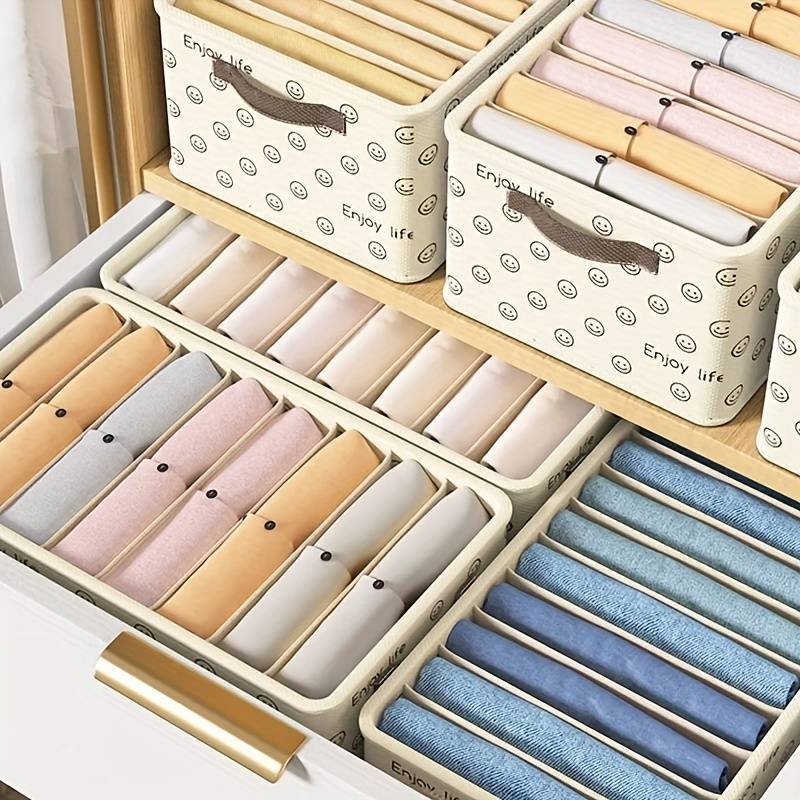 Boite Rangement Pour pantalon 8 compartiments SMILE – Image 3