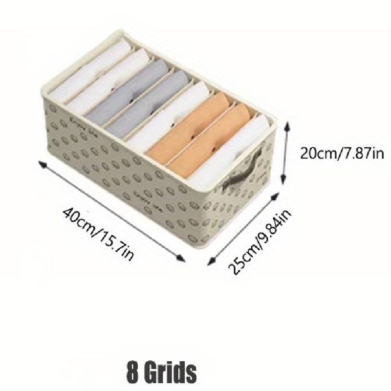 Boite Rangement Pour pantalon 8 compartiments SMILE – Image 4