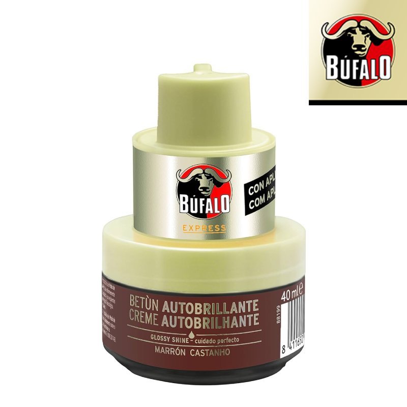 Cirage crème auto brillante brun pour chaussure 40ml