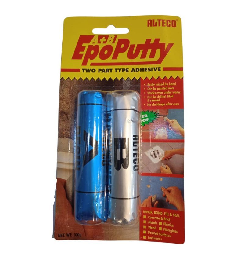 Alteco EpoPutty Mastic epoxy Colle à pate AB 100g