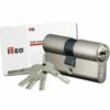 Double Cylindre de porte ISR6 30X30 NICKELE 5 CLES + CARTE