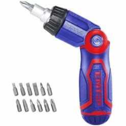 Tournevis À Cliquet Pliant 13en1 Avec 12 Embouts 25mm EMTOP – Image 4