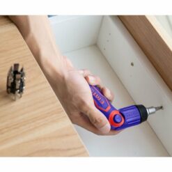 Tournevis À Cliquet Pliant 13en1 Avec 12 Embouts 25mm EMTOP – Image 2