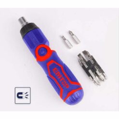 Tournevis À Cliquet Pliant 13en1 Avec 12 Embouts 25mm EMTOP – Image 6