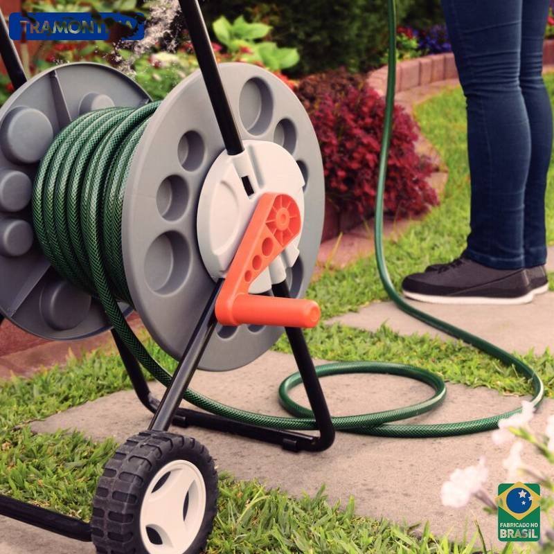 Enrouleur de tuyau Tramontina avec roues – Image 3