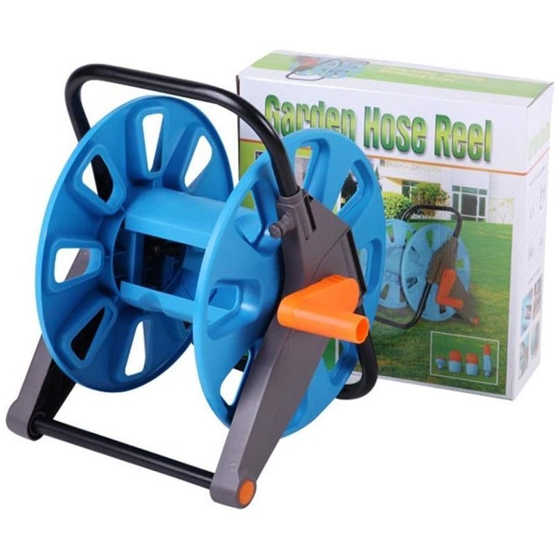 Enrouleur Dévidoir et support tuyau D’arrosage 50-60M