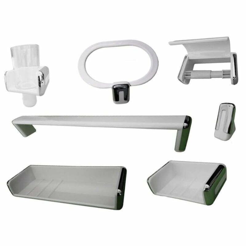 Ensemble ACITKA salle de bain plastique blanc