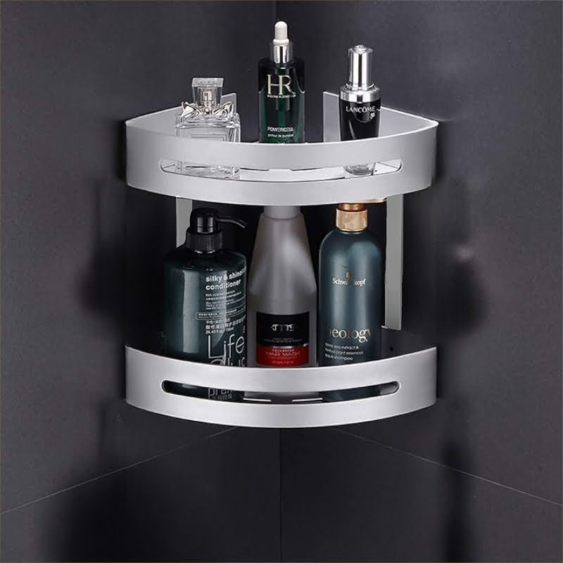 Etagère coins double Aluminium