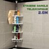 Etagère d'angle télescopique 2.6m