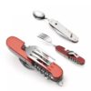 Fourchette et cuillère suisse multifonctions