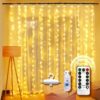 Guirlande Lumineuse Rideau USB Blanc