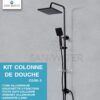 Kit colonne de douche Aluminium