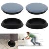Lot de 4 patins auto-glisse socle Hyderon 50mm