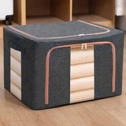 Mallette de rangement pliable en tissu (Squelette) GM 60x40x38 cm