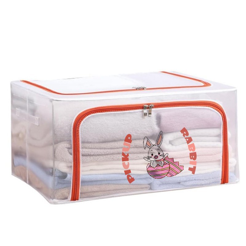 Mallette de rangement pliable transparent mini – Image 2