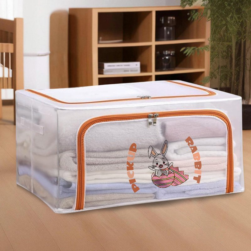 Mallette de rangement pliable transparent mini