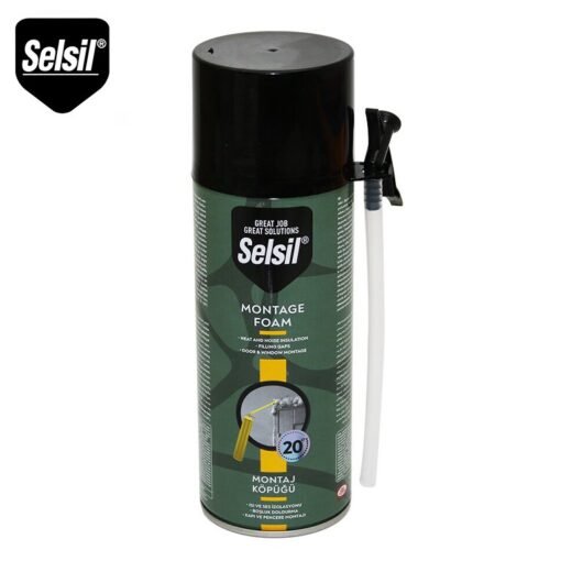 Mousse Polyrethane de montage SELSIL 300ml