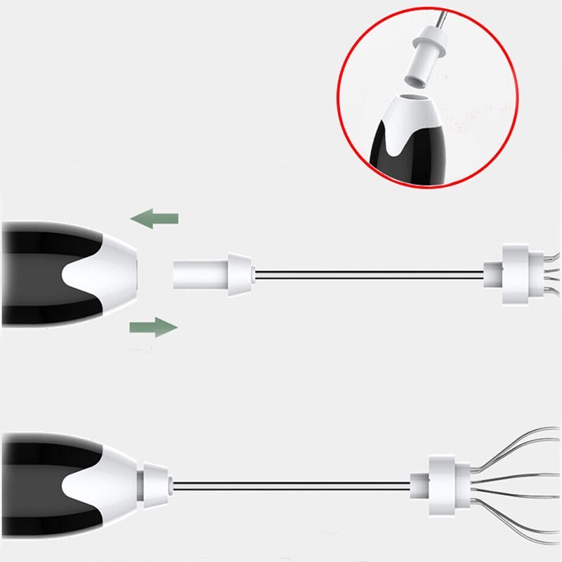 Mousseur à lait et batteur à œufs électrique USB Rechargeable – Image 4