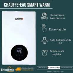Chauffe-eau smart WARM 12 LITRE 3eme GEN