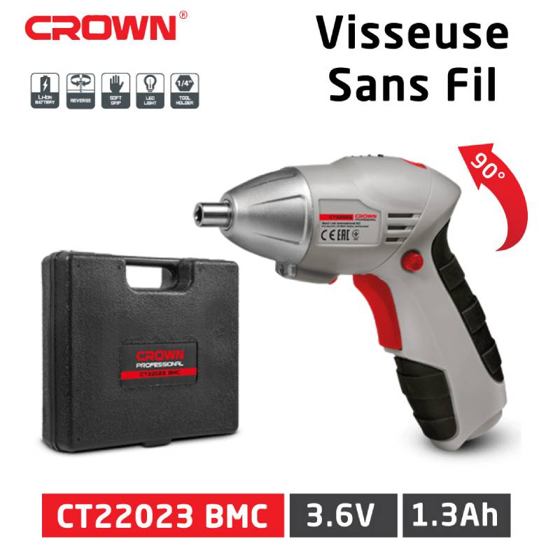 Visseuse Sans Fil 3.6V CROWN