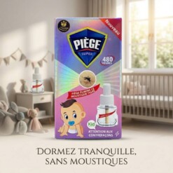 Hacker Kids recharge antimoustiques liquide 400 heures