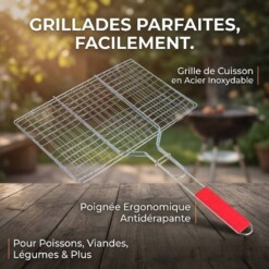 Grille Pour Barbecue en Acier Inoxydable