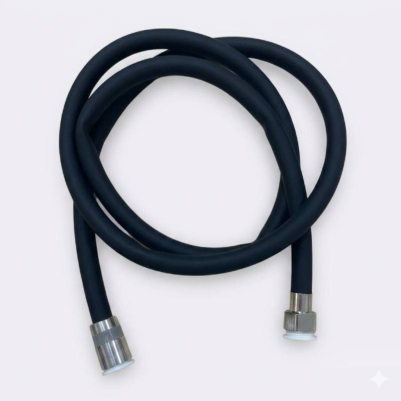 Flexible douche Noir 1.5m TCW