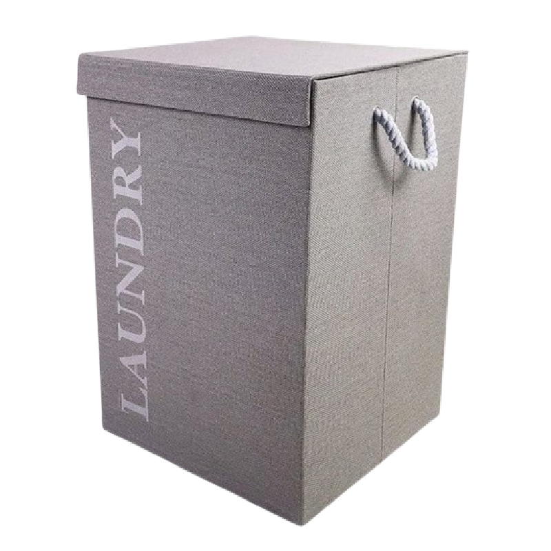 Sac à linge rectangulaire avec couvercle Laundry – Image 4