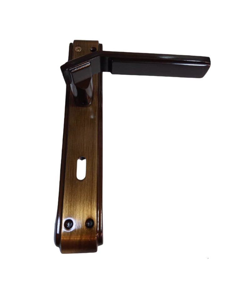 Ensemble poignées de porte Oscalar Elite Bronze à clé axe 70mm Turque – Image 2