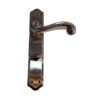 Ensemble poignées de porte WC Oscalar Ruzgar Chrome axe 70mm Turque