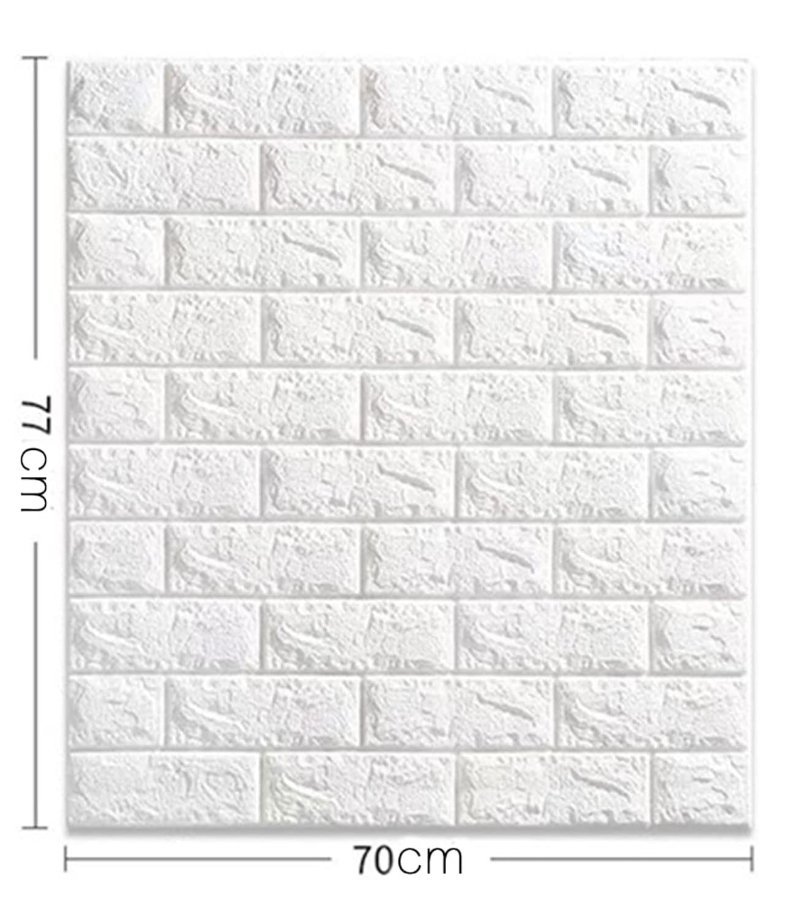 Panneau adhésive 3D mural 70x77cm Anti-humidité – Image 4
