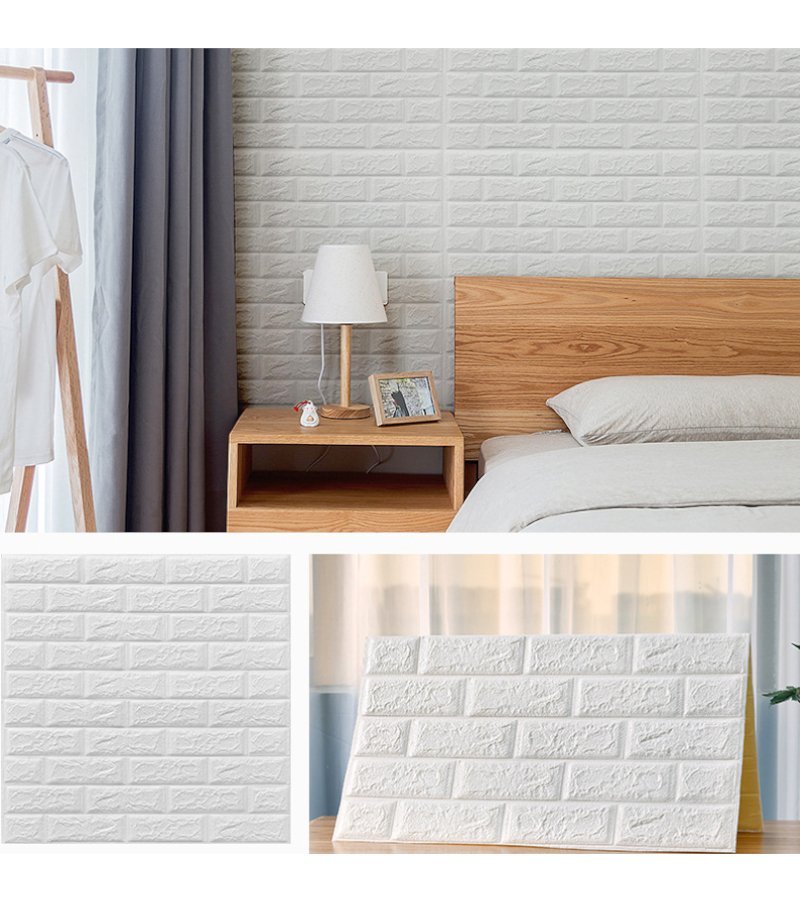 Panneau adhésive 3D mural 70x77cm Anti-humidité – Image 3